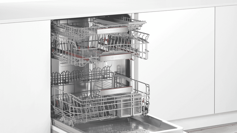 Bosch Series 8 60cm Semi Integrated Dishwasher Stainless Steel Panel