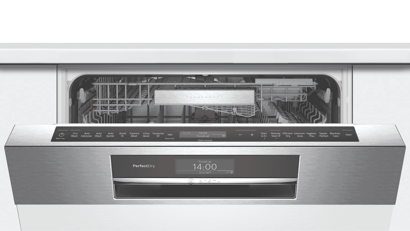 Bosch Series 8 60cm Semi Integrated Dishwasher Stainless Steel Panel