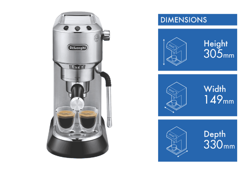 DeLonghi Dedica Arte Manual Coffee Machine