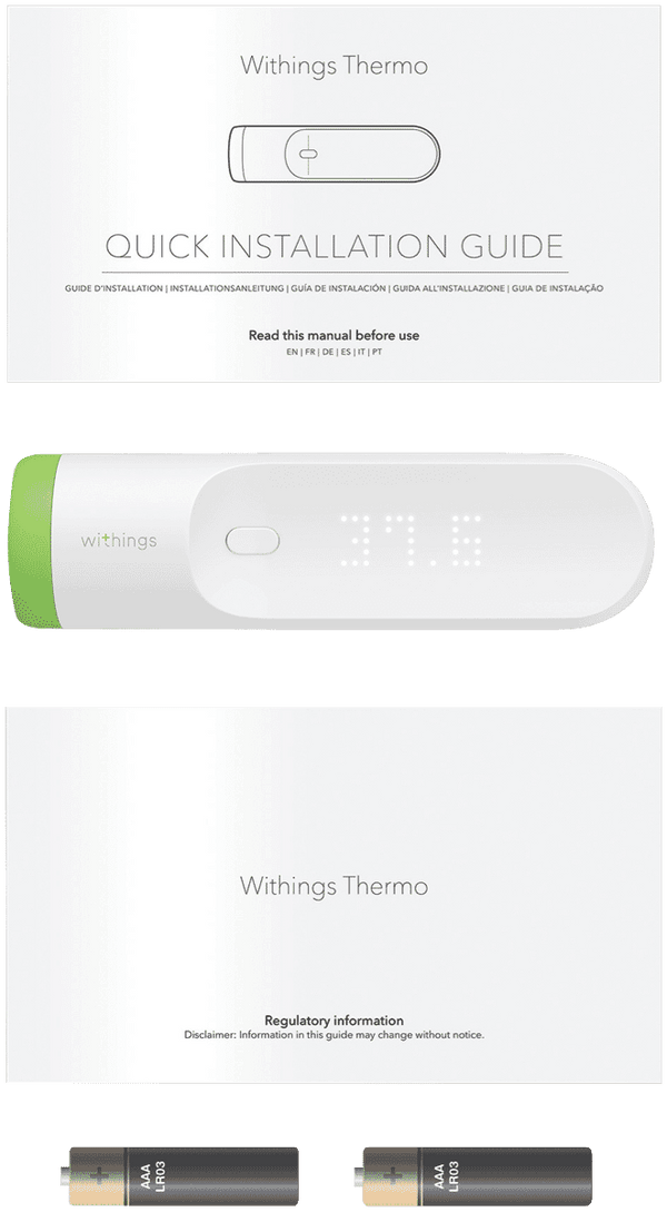 Withings Thermo Smart Temporal Thermometer