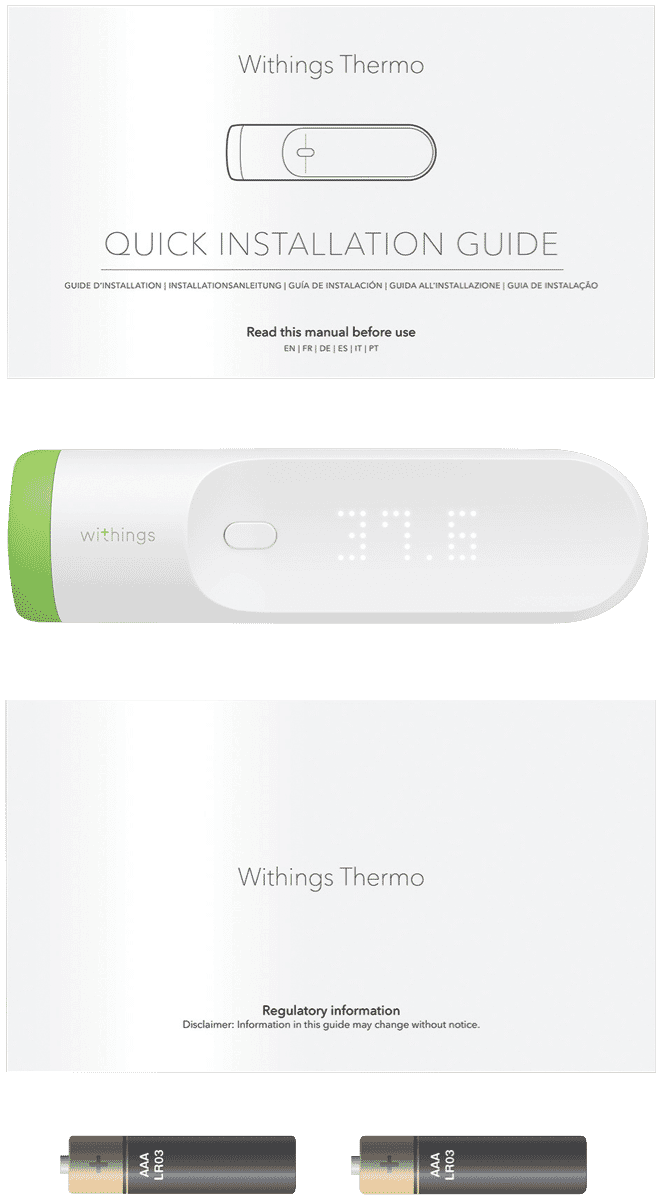 Withings Thermo Smart Temporal Thermometer