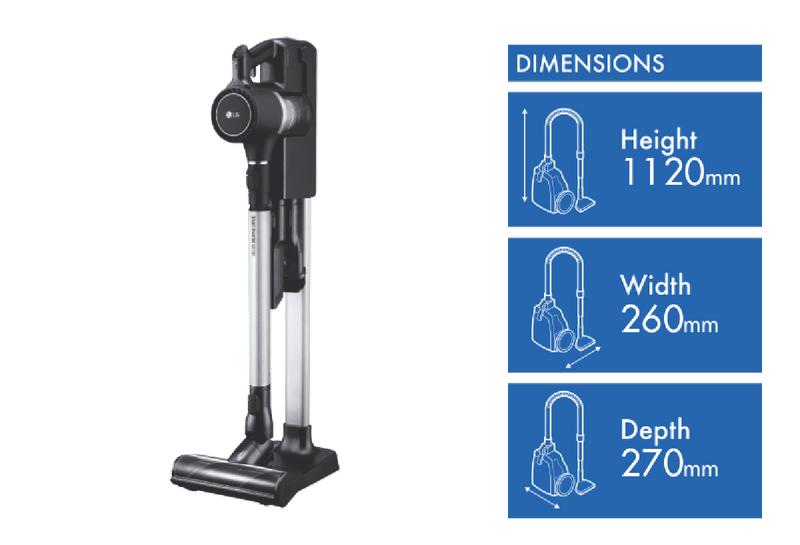 LG A9 CordZero Prime Stick Vacuum
