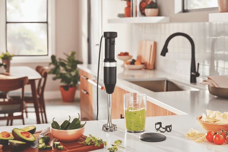 KitchenAid Corded Hand Blender - Matte Black