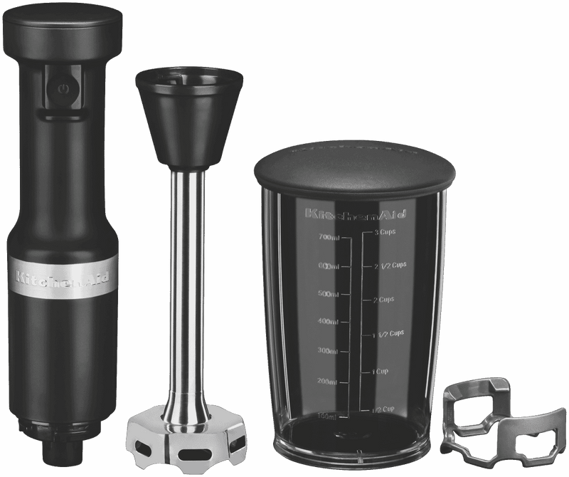 KitchenAid Corded Hand Blender - Matte Black