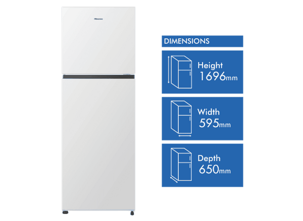 Hisense 326L Top Mount Refrigerator