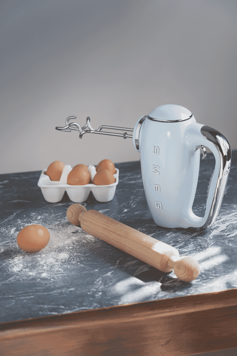 Smeg Digital Hand Mixer Pastel Blue