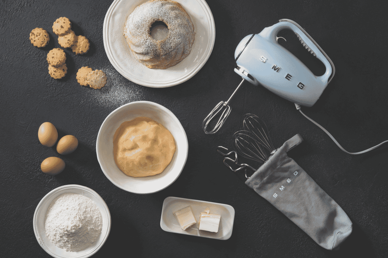 Smeg Digital Hand Mixer Pastel Blue
