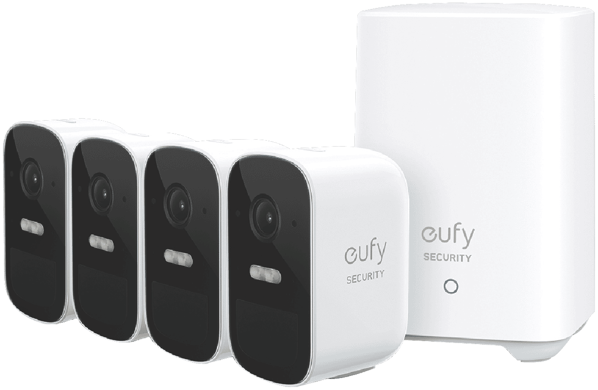 eufy 2C Pro 2K Security System & Homebase (4 Camera)