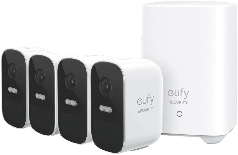 eufy 2C Pro 2K Security System & Homebase (4 Camera)