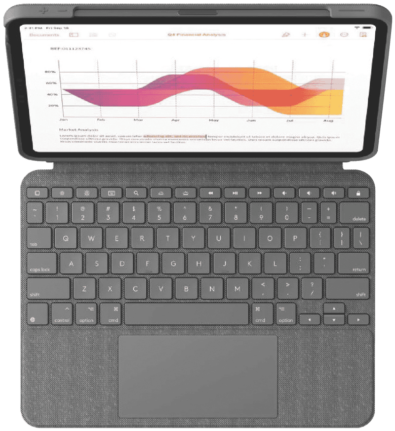 Logitech iPad Air 10.9" (4th Gen) Combo Touch