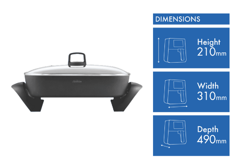 Sunbeam Banquet Frypan Diamond Force
