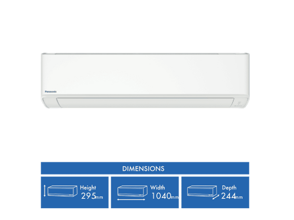 Panasonic C7.1kW H8.0kW Reverse Cycle Split System and Air Purifier
