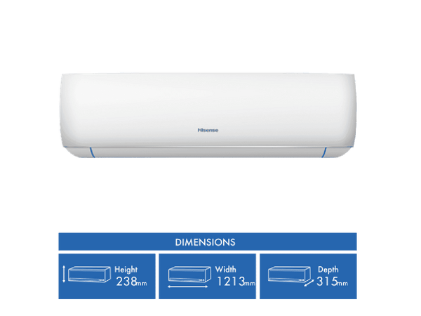 Hisense C5.0kW H6.4kW Reverse Cycle Split System