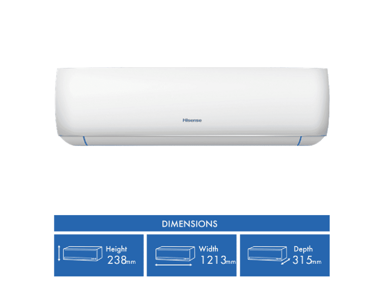 Hisense C5.0kW H6.4kW Reverse Cycle Split System
