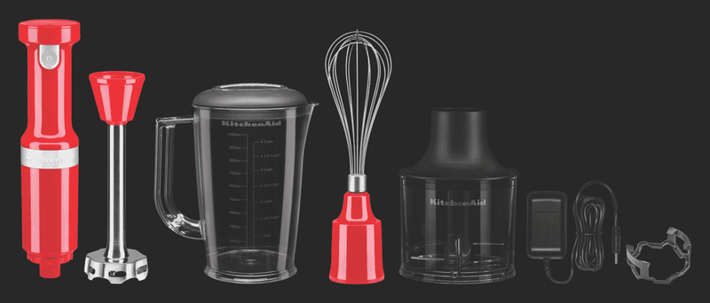 KitchenAid Cordless Hand Blender Empire Red