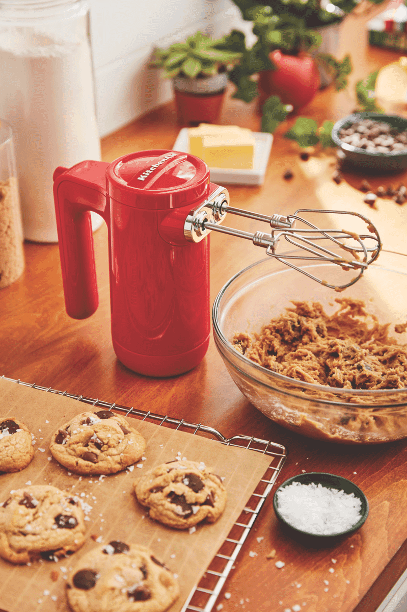KitchenAid Cordless Hand Mixer Empire Red