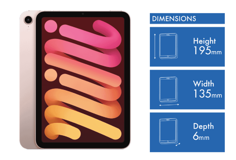 Apple iPad mini (6th Gen) 256GB WiFi Pink