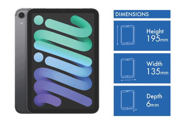 Apple iPad mini (6th Gen) 256GB WiFi+Cell Space Grey
