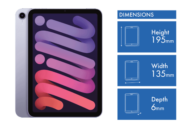 Apple iPad mini (6th Gen) 64GB WiFi Purple