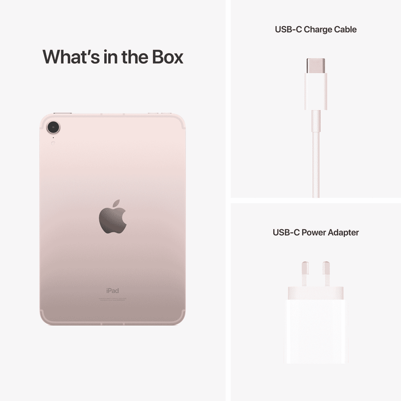 Apple iPad mini (6th Gen) 64GB WiFi+Cell Pink