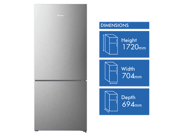 Hisense 417L Bottom Mount Refrigerator