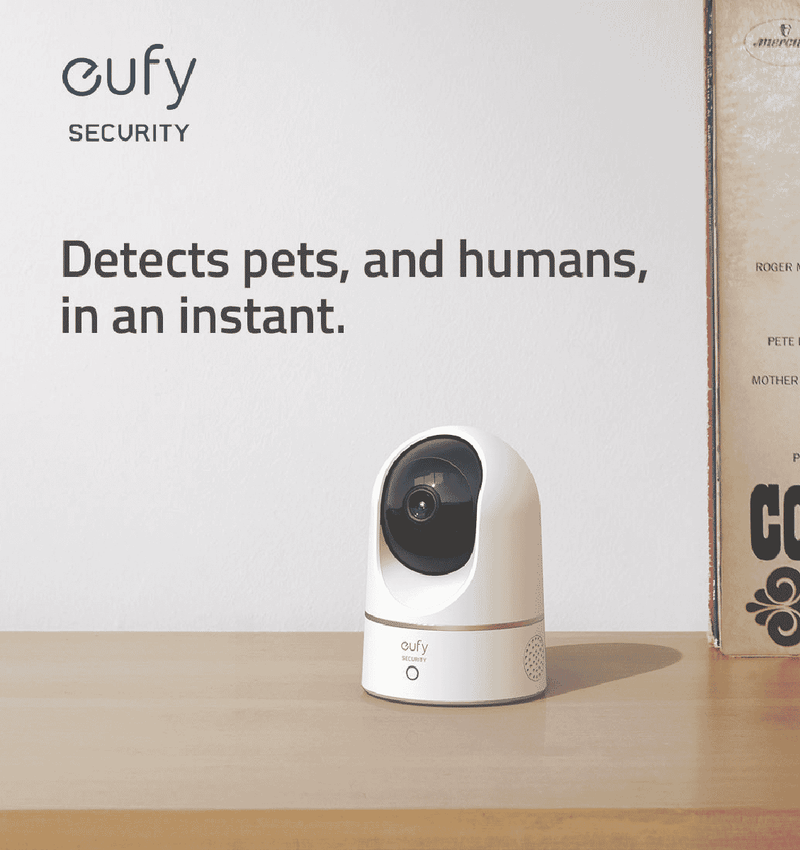 eufy 2K Indoor Pan & Tilt Security Camera