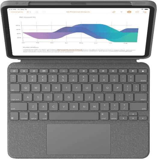 Logitech iPad Pro 11" Gen 1/2/3 Combo Touch Case