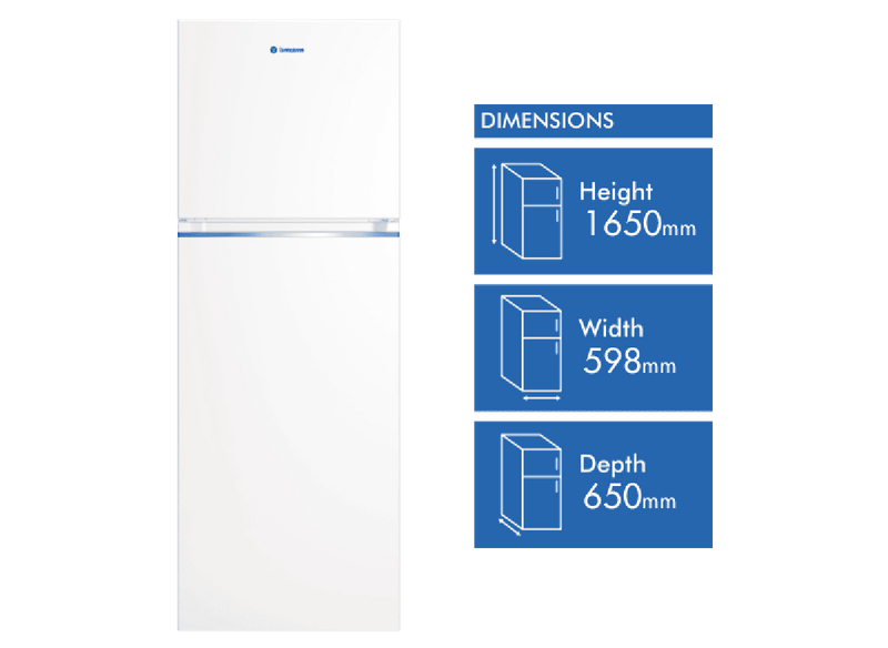 Westinghouse 312L Top Mount Refrigerator