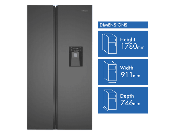 Westinghouse 619L Side By Side Refrigerator