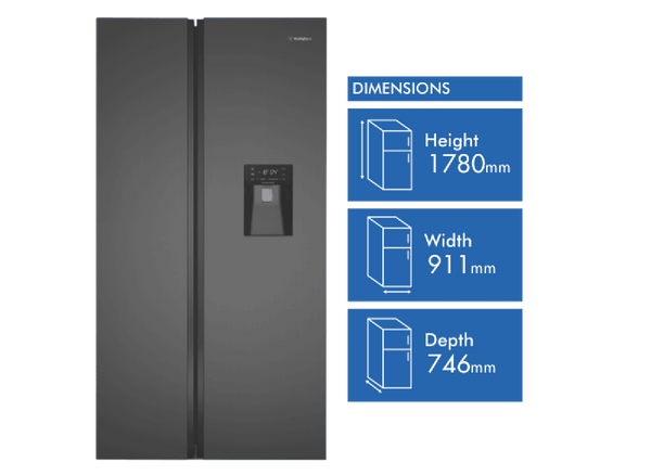 Westinghouse 619L Side By Side Refrigerator