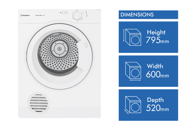 Westinghouse 4.5kg Vented Dryer
