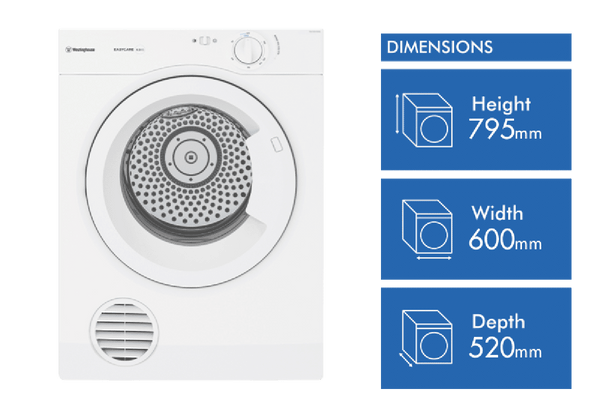 Westinghouse 4.5kg Vented Dryer