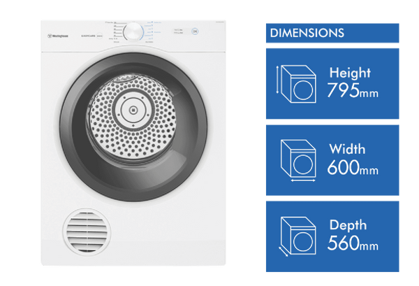 Westinghouse 5.5kg Vented Dryer