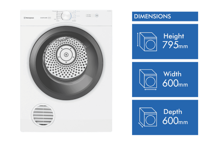 Westinghouse 6.5kg Vented Dryer