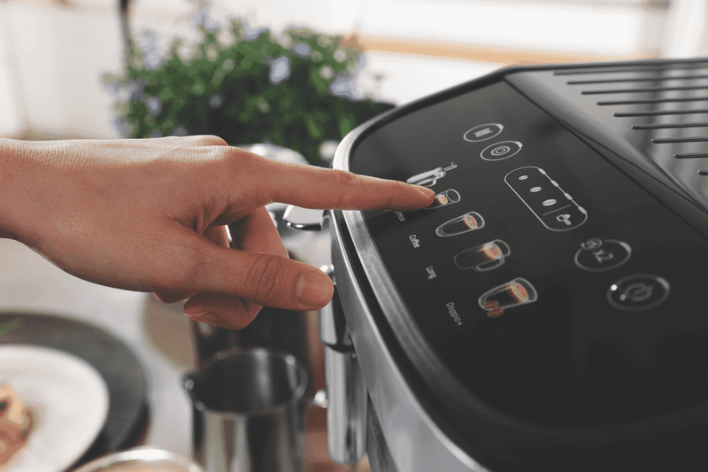 DeLonghi Magnifica Evo Fully Automatic Coffee Machine Silver Black