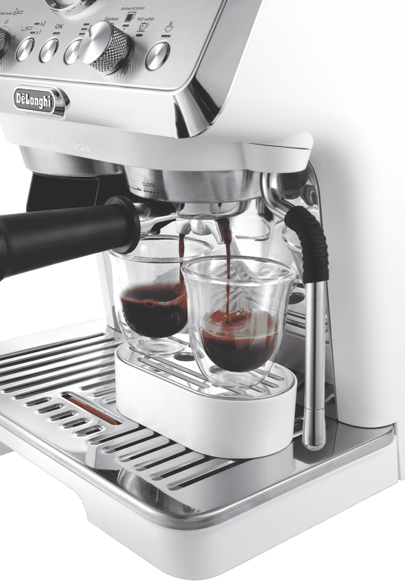 DeLonghi La Specialista Arte Manual Pump Coffee Machine White