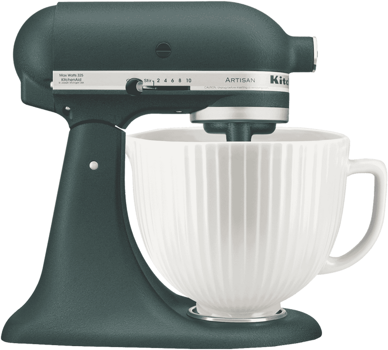 KitchenAid 5QT Stand Mixer Ceramic Bowl Classic Columns