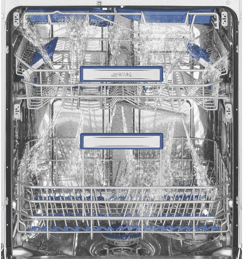 Smeg PF 60cm Freestanding Diamond Dishwasher Black