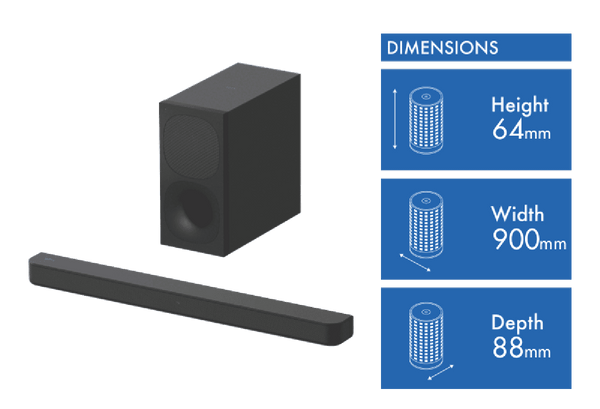 Sony 2.1Ch 330W Soundbar