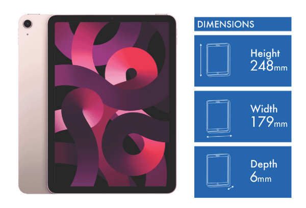 Apple iPad Air 10.9" (5th Gen) Wi-Fi 64GB - Pink