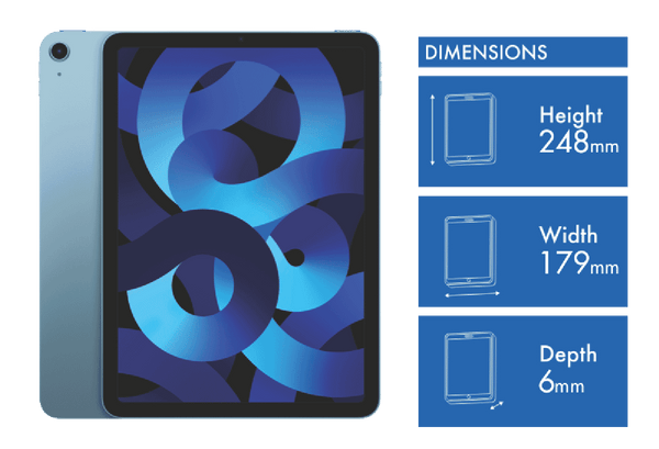 Apple iPad Air 10.9" (5th Gen) Wi-Fi 64GB - Blue