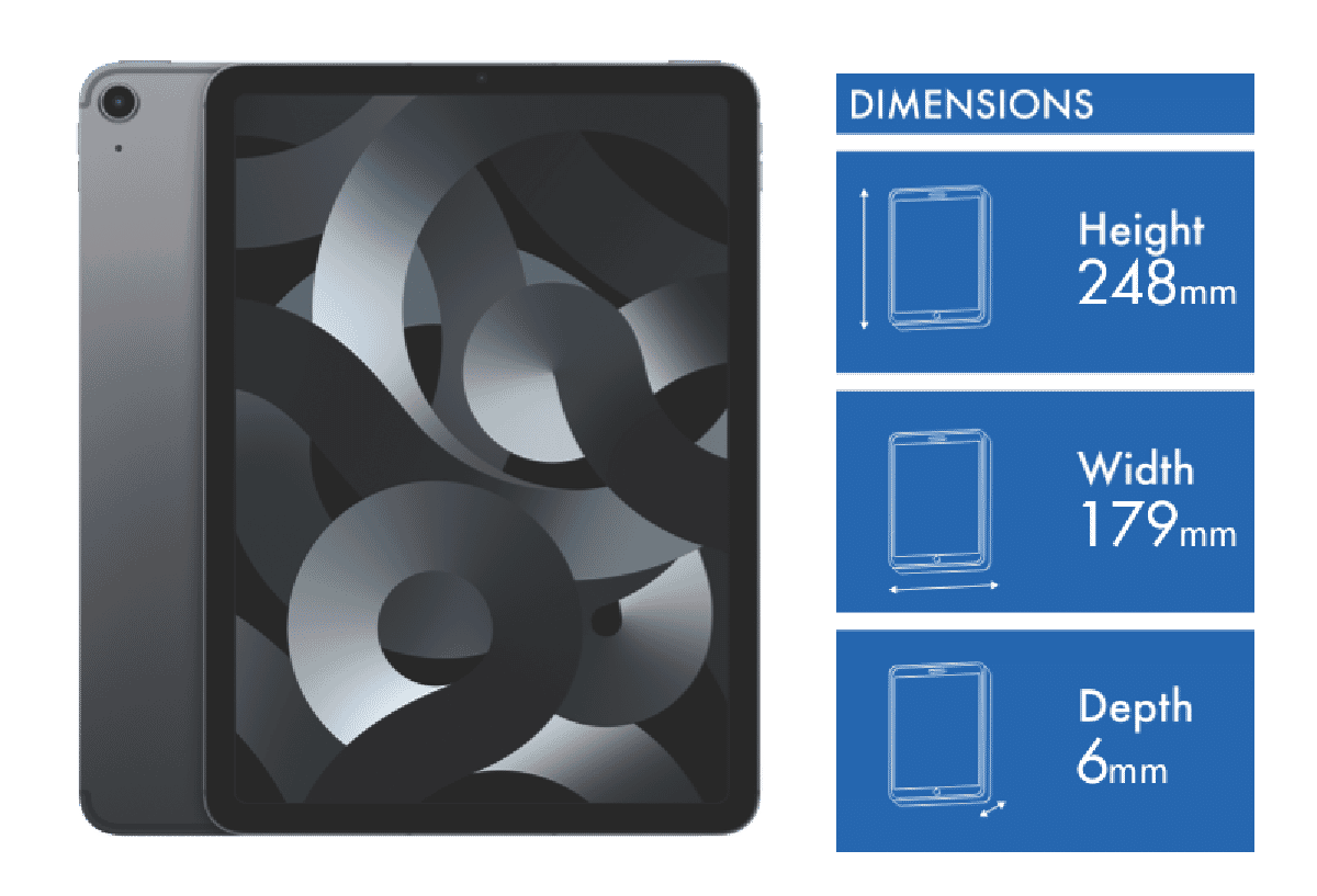 Apple iPad Air 10.9" (5th Gen) Wi-Fi + Cellular 64GB - Space Grey - Layaway AU