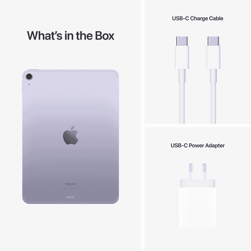 Apple iPad Air 10.9" (5th Gen) Wi-Fi + Cellular 64GB - Purple