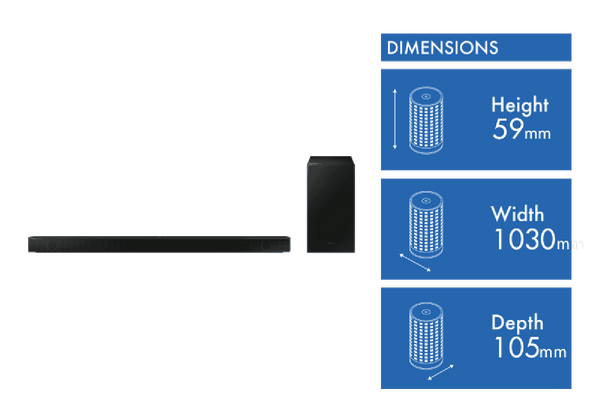 Samsung 3.1ch 430W Soundbar