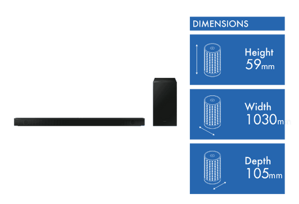 Samsung 3.1ch 430W Soundbar