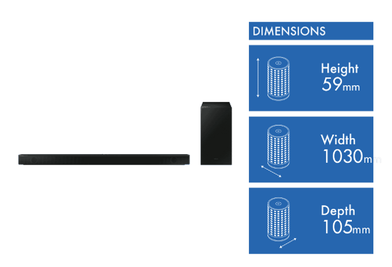 Samsung 3.1ch 430W Soundbar