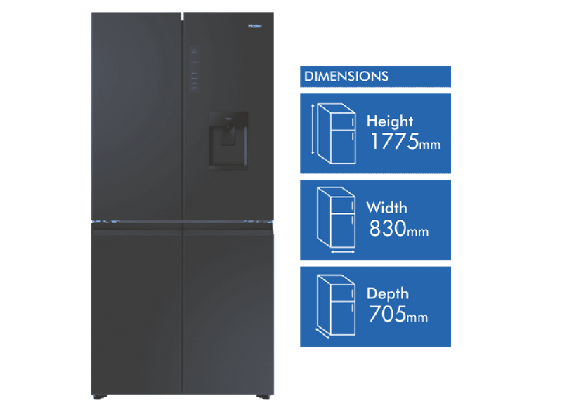 Haier 508L Quad Door Refrigerator
