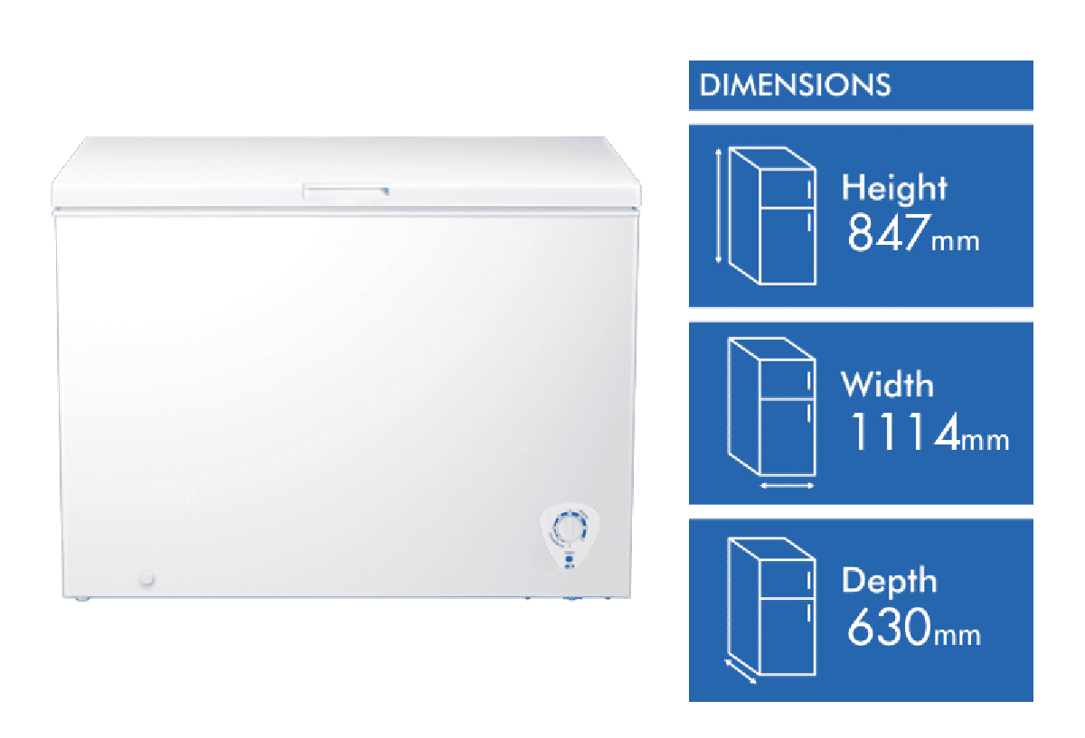 Hisense 300L Hybrid Chest Freezer - Layaway AU