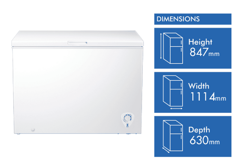 Hisense 300L Hybrid Chest Freezer