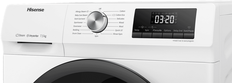 Hisense 7.5kg Front Load Washer
